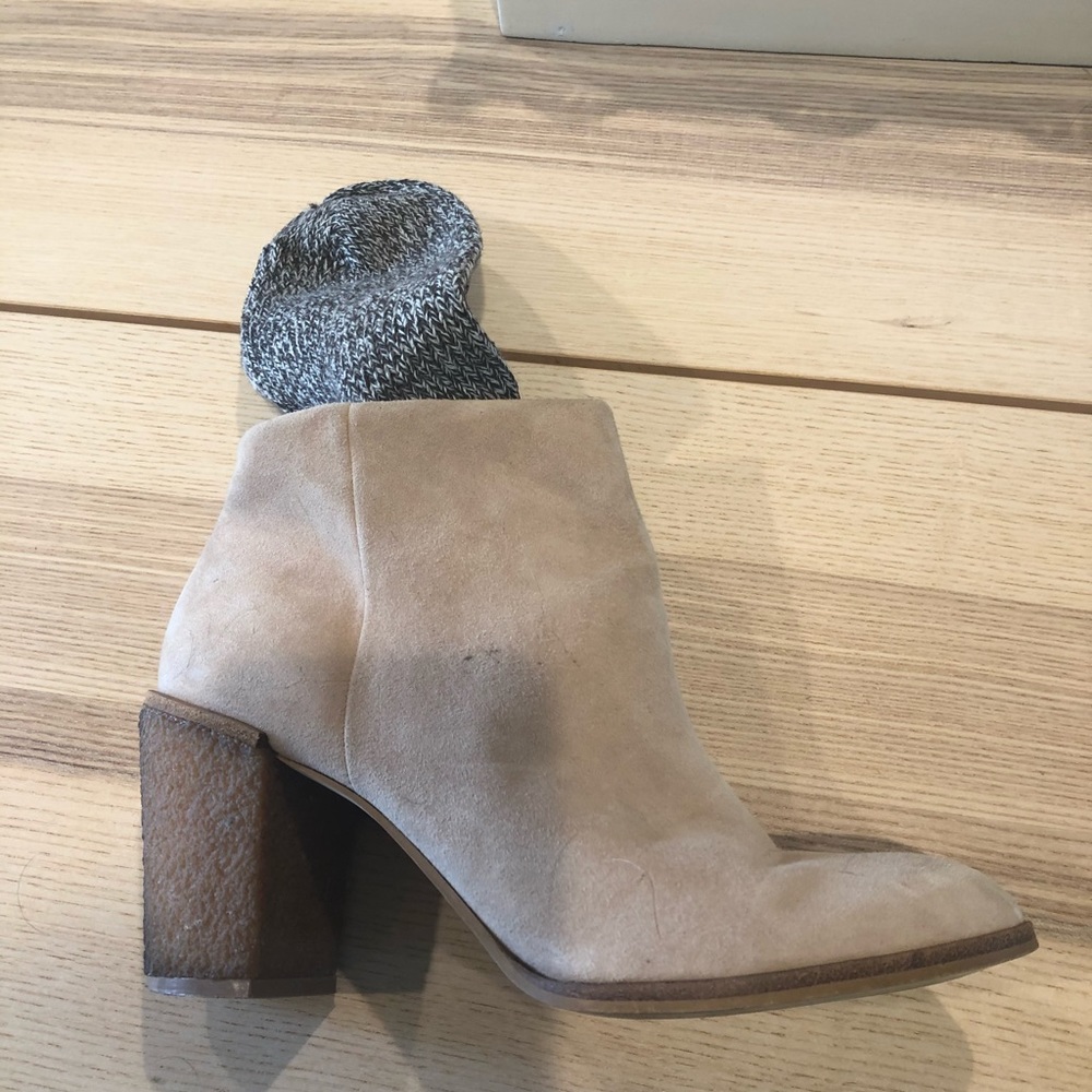 Suede Booties - image 2
